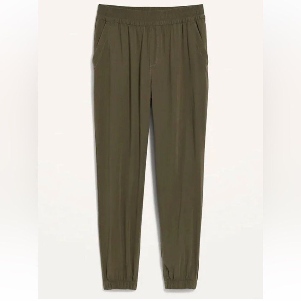 Old Navy High-Waisted Twill Jogger Pants for Women NWT